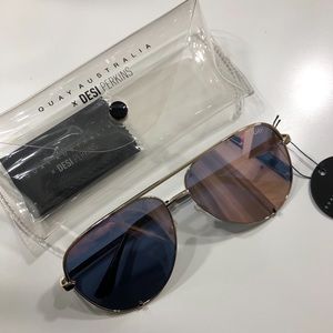 SALE* QuayxDesi High Key GOLD mirrored